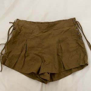 Free people paper bag shorts small